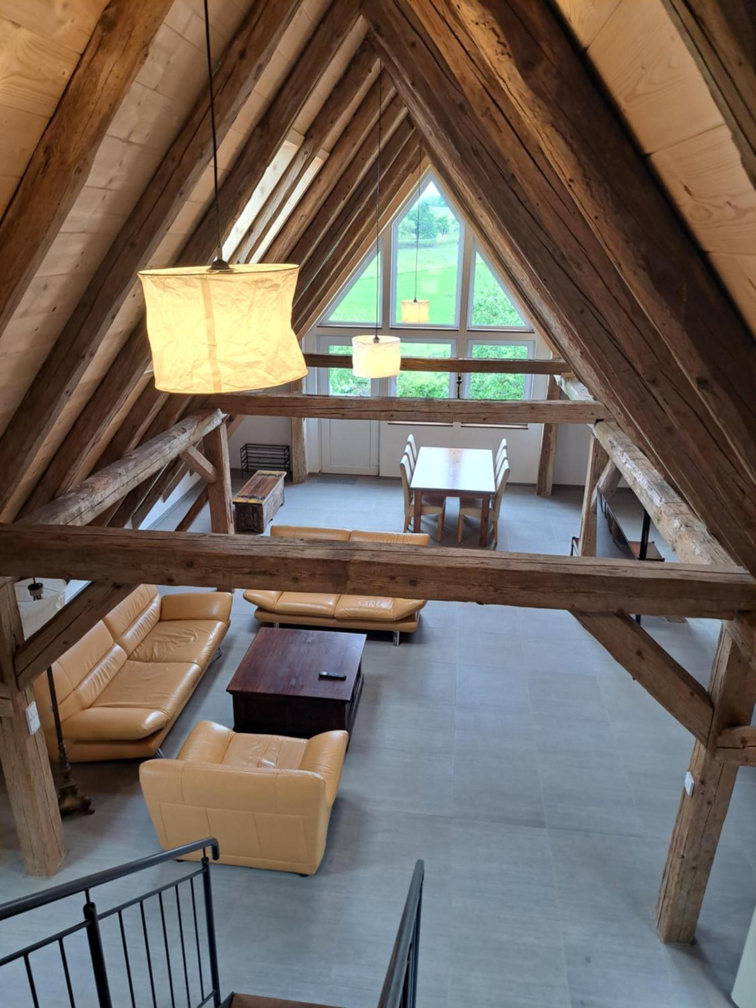 Ferienwohnung Heuboden Huefingen Екстер'єр фото